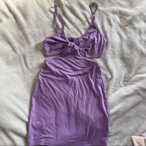 Purple dress